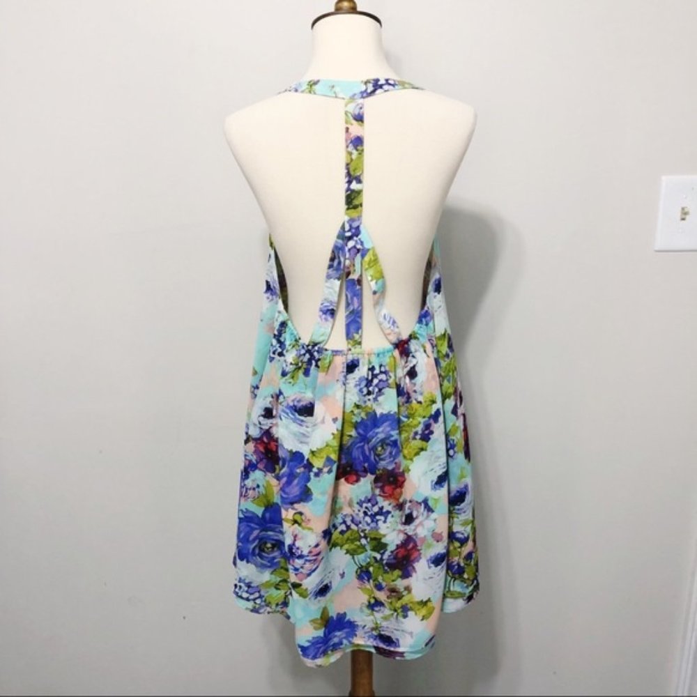 SHOW ME YOUR MUMU Floral Candy Strappy Shift Dress - Picture 3 of 8